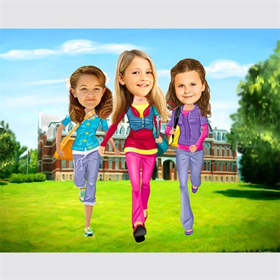 Back to School Caricature from Photos - myDaVinci